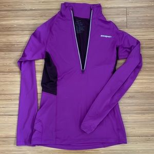 Patagonia half zip trail running longsleeve shirt XS